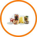 Pet Containers with Matching Lids