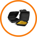 Pet Hinged Containers
